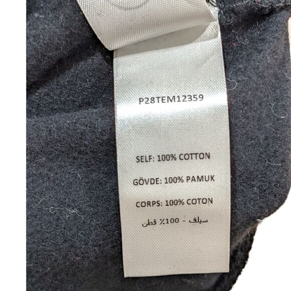 Opening Ceremony Women's Black Front Laced Collared Sweater Size S/P - Picture 7 of 8